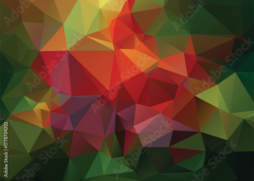 Abstract Low Poly Dimensions , Low Poly Motion Universe
