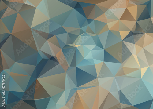 Abstract Low Poly Dimensions , Low Poly Motion Universe