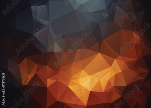 Abstract Low Poly Dimensions , Low Poly Motion Universe