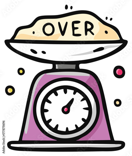 Illustration of an Overloaded Scale