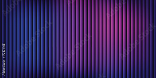 Abstract background with vertical lines gradient color from blue to pink perfect for modern design projects and creative presentations vertical glass texture ribbed glossy light reflection EPS vector