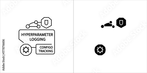 Icons for hyperparameter logging and configuration tracking