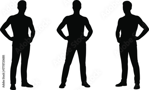 Silhouette, person, standing, posture, figure, body, reference, design, illustration, art, concept, lifestyle, model, stance, symmetry, study, anatomy, fashion, concept, movement, reference