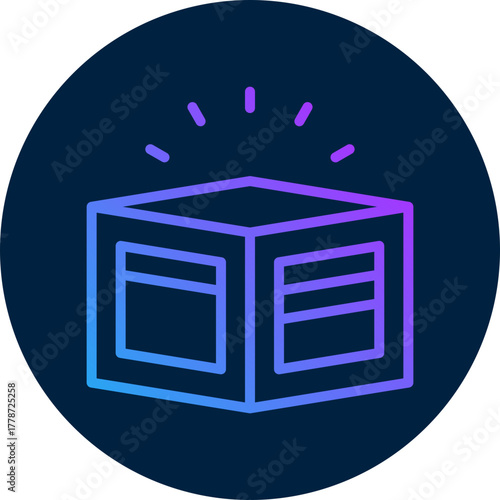 Empty wallet  icon for bankruptcy , website, application, printing, document, poster design, etc