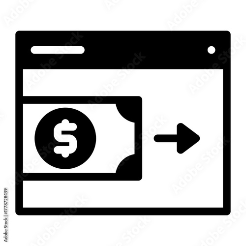 mobile transfer Service. This is a vector single icon with a semi solid style. perfect for any purpose, such as website design, mobile app design, logo design, pattern design, etc.