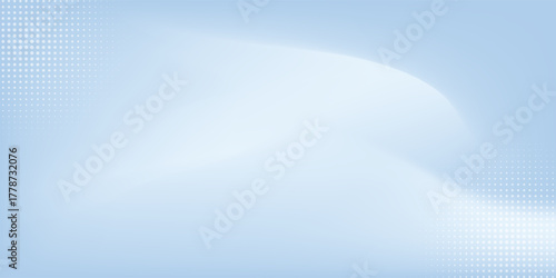 Dots Blue studio room. Limbo light background. Abstract 3d backdrop for product presentation. art