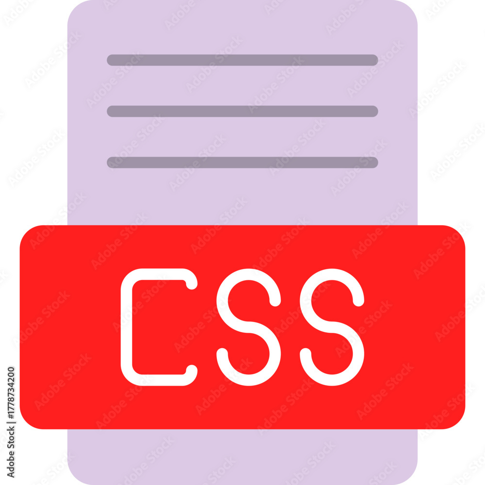Fototapeta premium Css Icon