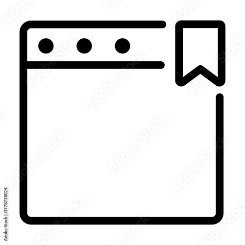 Bookmark inside browser frame, ideal for web UI and saving pages.