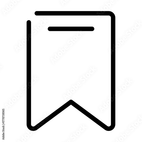 Clean, simple bookmark for general UI usage and content saving.