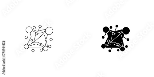 Abstract geometric network structure