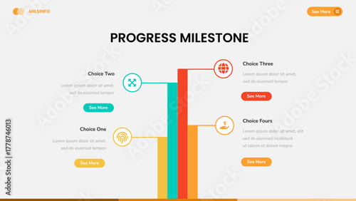 Progress Milestone Infoghraphic