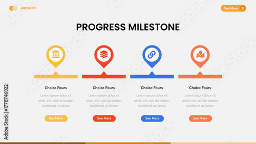 Progress Milestone Infoghraphic