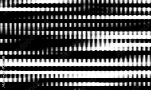 Black and white striped halftone gradient. Fading linear gradation background. Repeating strip pattern backdrop. Parallel lines wallpaper for overlay, print