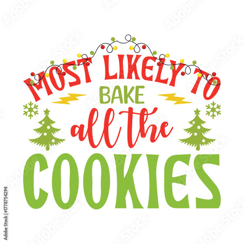 Most likely Bake Cookies Merry Christmas