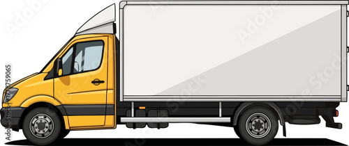 dynamic commercial transport ready to deliver your brand across every mile, isolated on transparent background