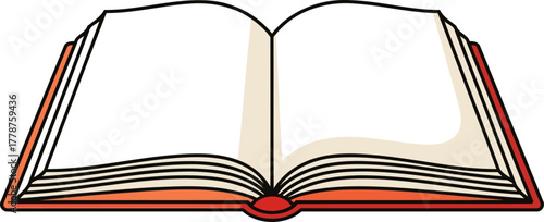 infinite possibilities an open book ready for your unique chapter, isolated on transparent background