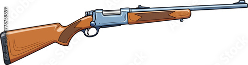 sporting rifle legacy a timeless boltaction design for marksmanship enthusiasts, isolated on transparent background