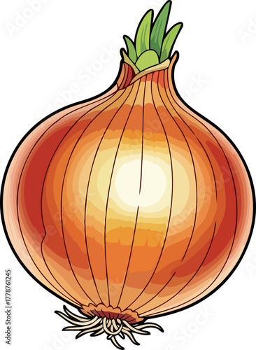 gardens humble heart the versatile onion, flavorful and full of life, isolated on transparent background
