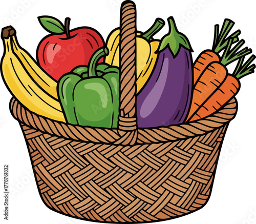 nourishing choices a cheerful collection of healthy produce for wellness journeys, isolated on transparent background