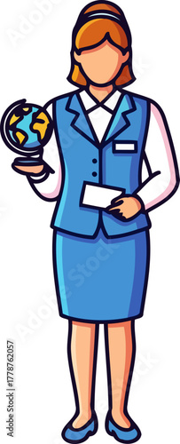 passport to possibilities global professional guiding your next journey, isolated on transparent background