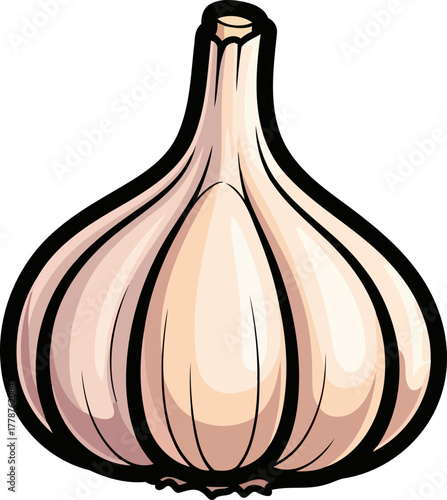 pungent powerhouse essential bulb for elevating any dish with aromatic zest, isolated on transparent background