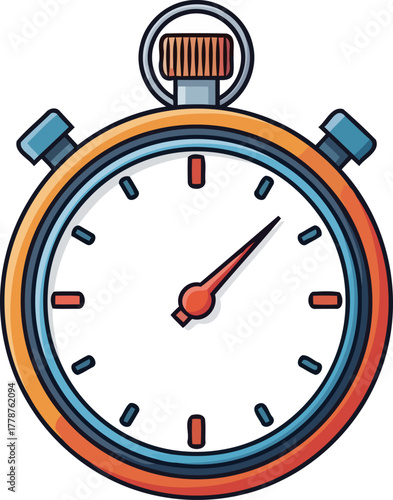 race against the clock managing moments for peak performance and success, isolated on transparent background