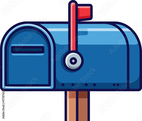 bright blue sentinel a timeless symbol of anticipation, messages, and meaningful communication, isolated on transparent background