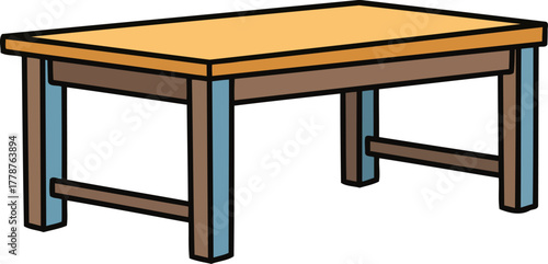 foundational surface a sturdy platform for everyday creations and collaborations, isolated on transparent background