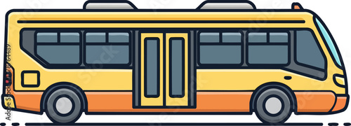 neighborhood navigator bringing communities together through colorful, accessible public journeys, isolated on transparent background