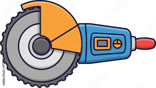 precision cutting power unleashing craftsmanship and industrial efficiency, isolated on transparent background