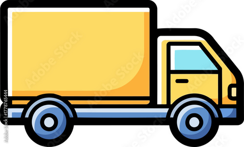 urban wheels expediting deliveries and connecting homes with essential goods, isolated on transparent background