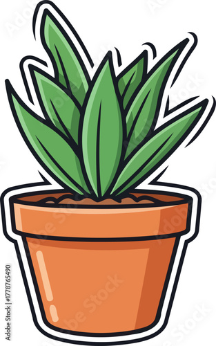 vibrant houseplant charm infusing spaces with life and natural wellbeing, isolated on transparent background