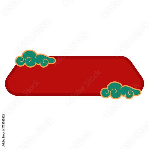 Text Box With Chinese Cloud