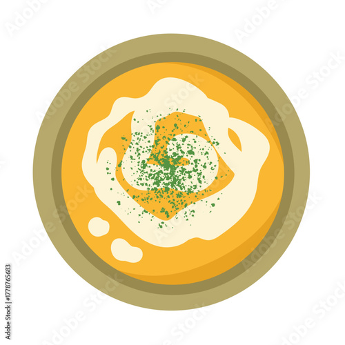 パンプキンスープ・ポタージュ　イラスト