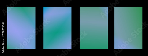 A selection of smooth gradient samples in natural and calming tones, a modern set of backgrounds. A colorful abstract illustration with a blurred effect is perfect for a modern web banner.