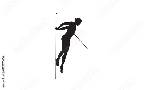 silhouette of a golf player