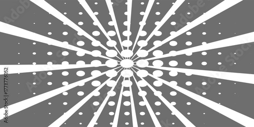 Explosion burst comic background, comic strip backgroundPrint