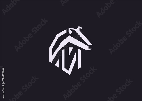A minimalist badger logo in elegant line art, symbolizing determination and courage, designed with clean flowing strokes in a balanced geometric vector style