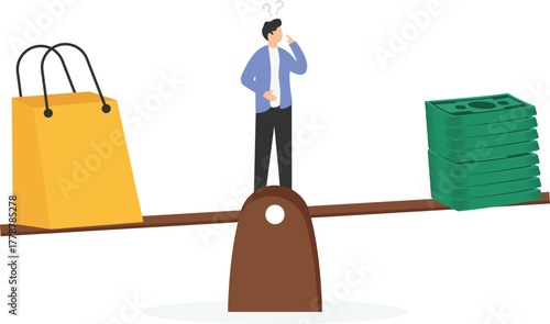 Adobe Inflation reduces the value of money over time, high cost of living due to increase in product price concept.
