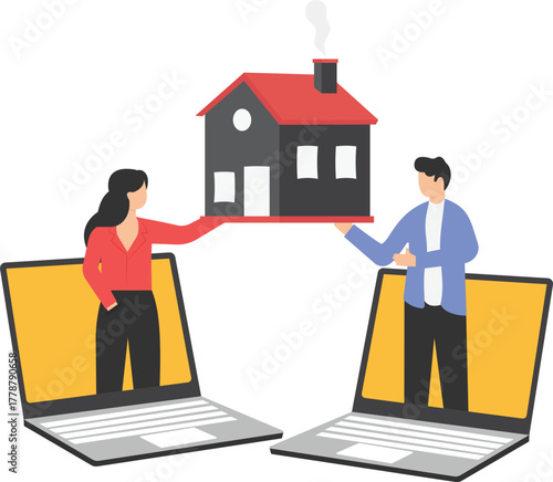 Man or woman house concept
