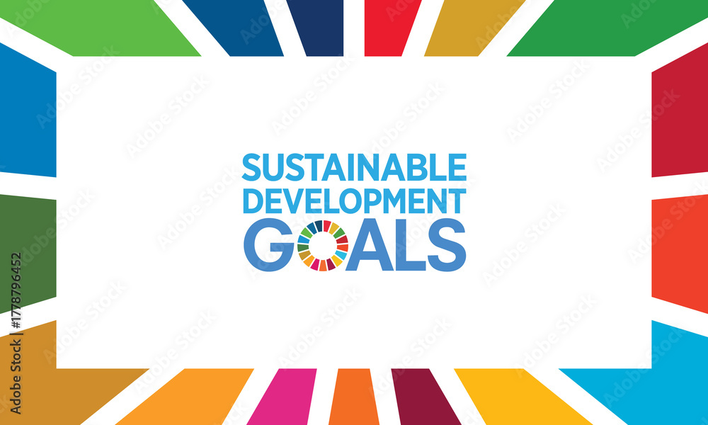 Fototapeta premium Sustainable Development Goals SDG background