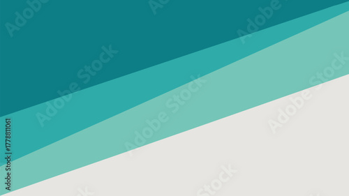 A diagonal gradient with shades of teal and light gray creating a modern abstract design look