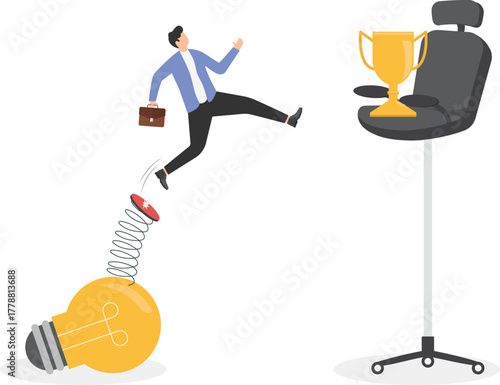 Job promotion requires educational level, positive impact of education on career development concept.
