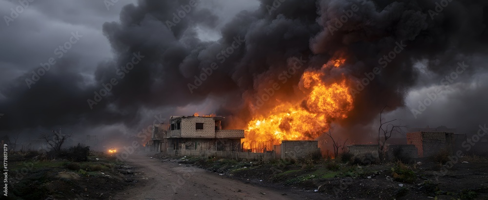 Fototapeta premium Frequent clashes along disputed zones fuel deep frustration and threaten fragile peace attempts.