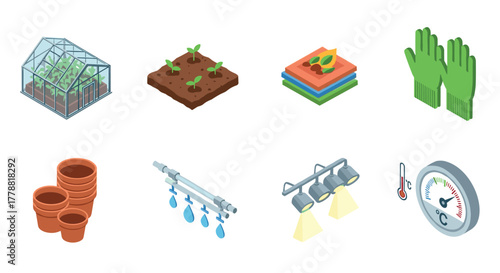 Isometric gardening tools and techniques for modern horticulture