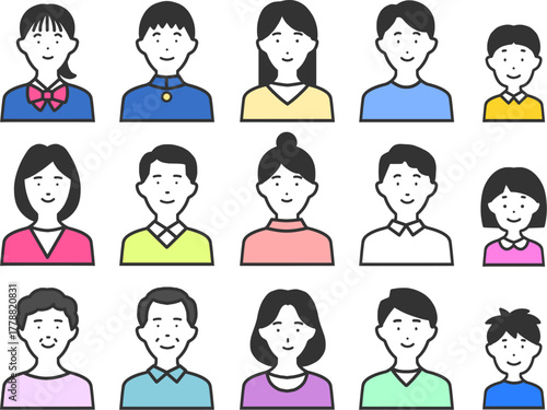 アイコンセット　人物