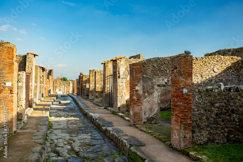 Pompeii, Italy. Ruins of the ancient city	