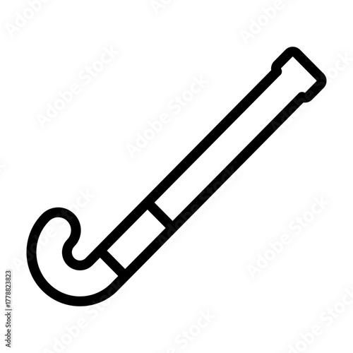 Hockey Vector Line Icon Design