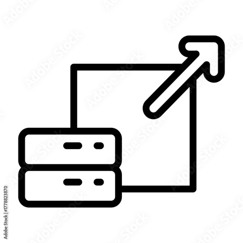 Scalability Vector Line Icon Design