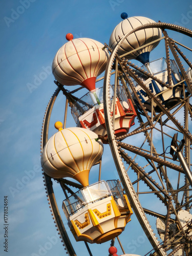 Detail Shot Of A Ferris Wheel